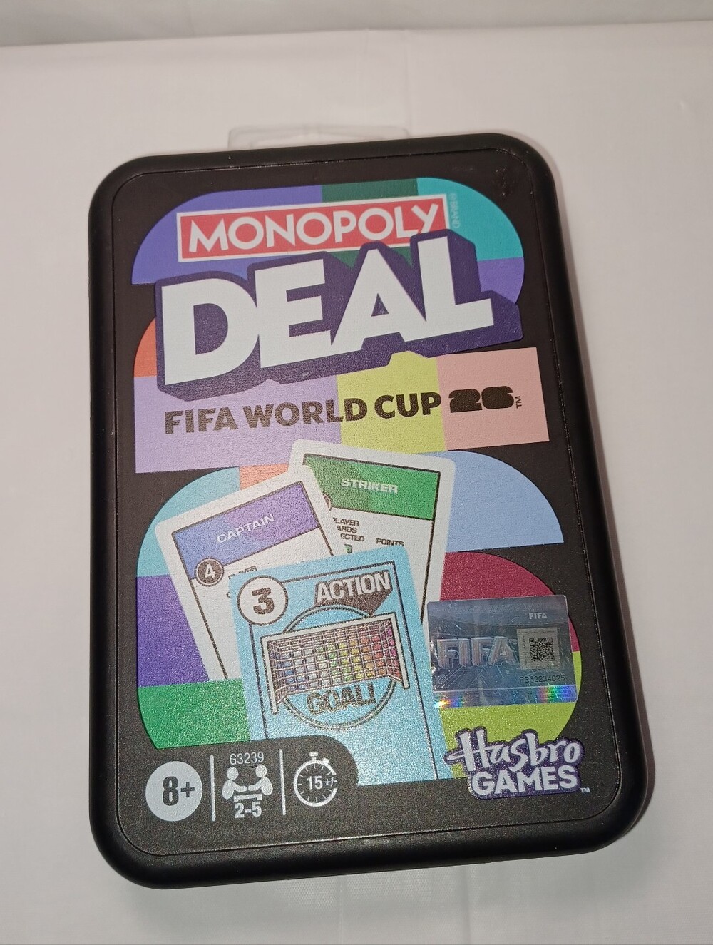 Hasbro MONOPOLY DEAL FIFA World Cup 2026 Card Game - Soccer Fans-New With Tags